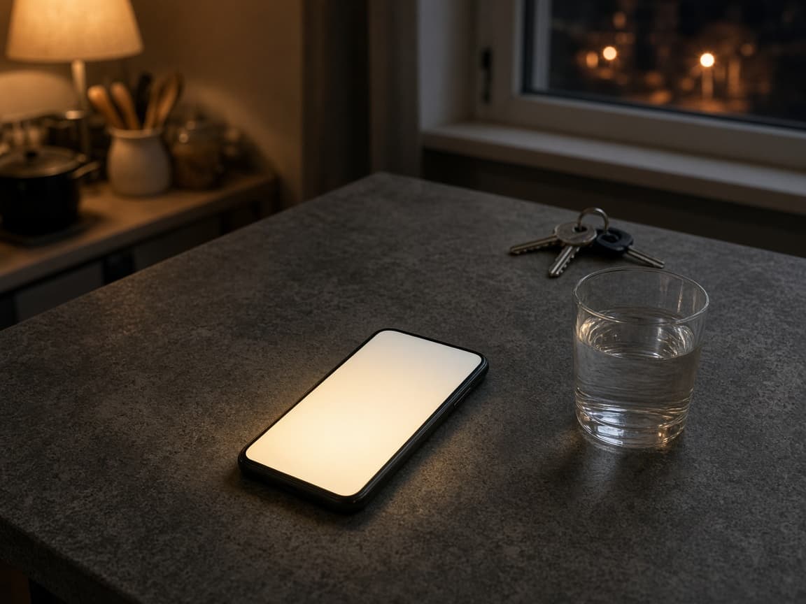 Controllo delle operazioni dal telefono, a casa